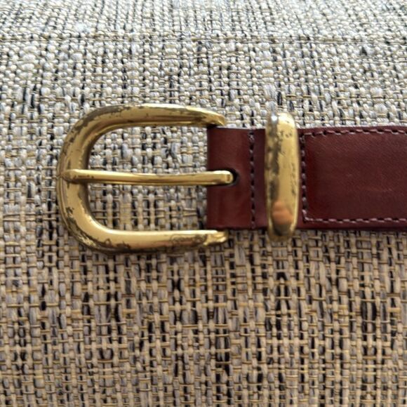 Coach woven leather belt - Picture 4 of 6
